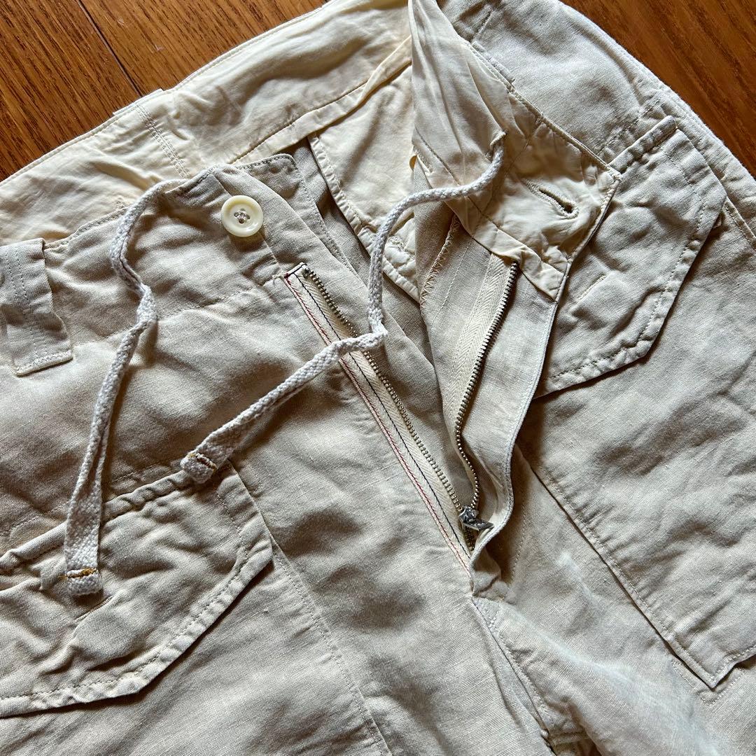 45R☆リネンの908イージーセイルパンツ サイズ1 - メルカリ