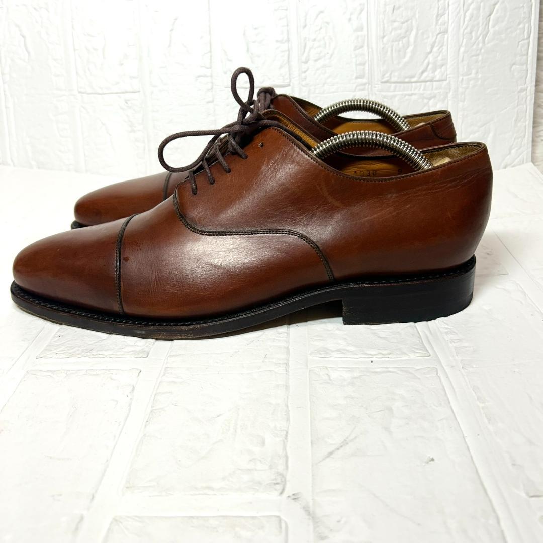 ジャランスリウァヤ　革靴　ブラウン　ストレートチップ　　内羽根　27.5cm