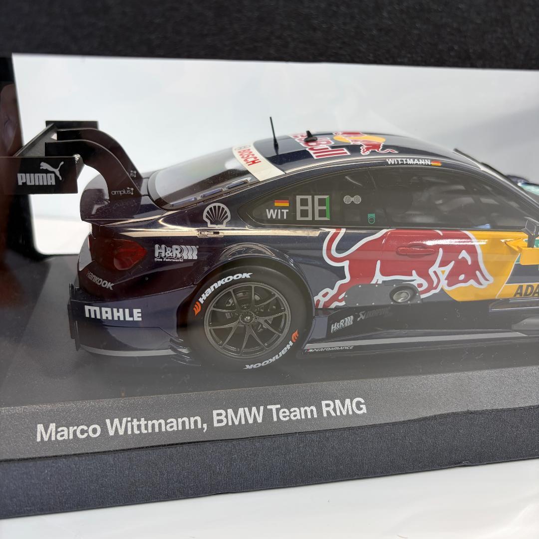 希少【極美品】BMW M4 DTM 2016 1/18 レッドブル仕様