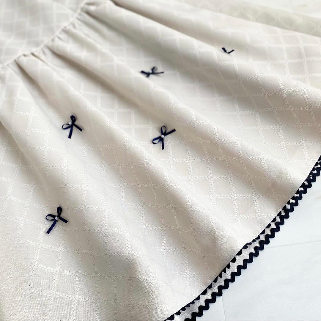 人気!!清楚 ネイビー＊120 入学 卒園 発表会 結婚式⋈女の子 フォーマル