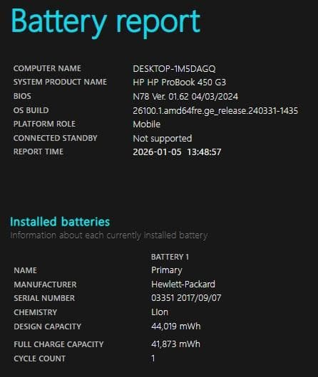 HP Probook 450 G3【バッテリー予備付】