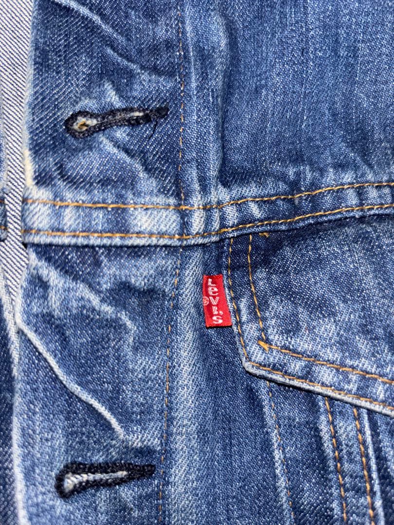 70s 縦落ち濃紺Levi's 70505-0217 サイズ42 GジャンUSA