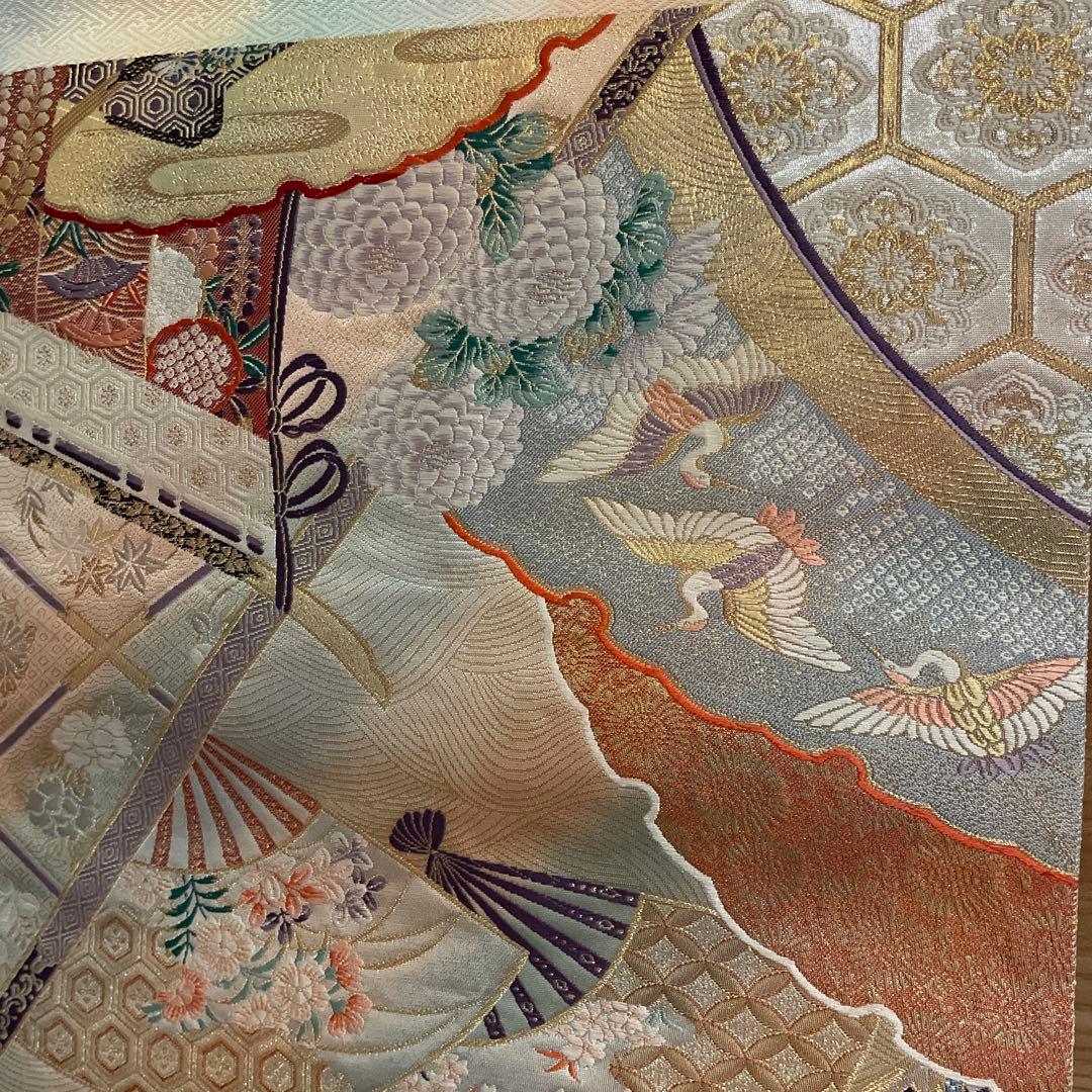 り*ん様 金色の花柄 帯　中古品