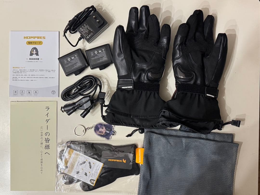 2025 ホンプレスHOMR01A 電熱グローブ　Lサイズ