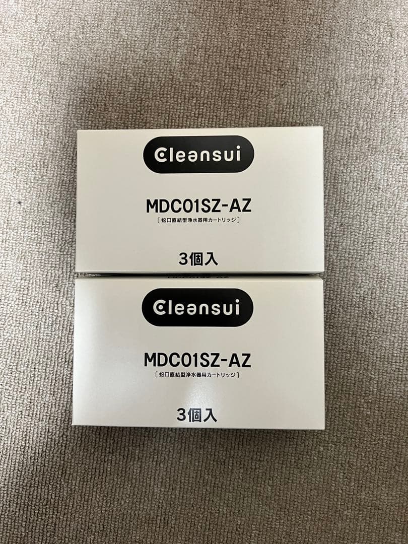 Cleansui MDC01SZ-AZ 浄水器カートリッジ 3個入×2