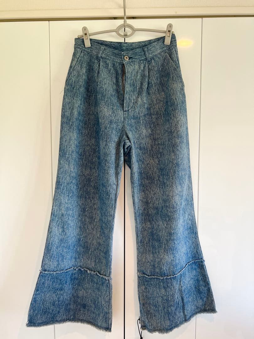 ブーツカットフリンジデニム | Shop at Mercari from Japan! | Buyee