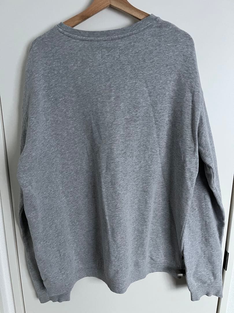 STÜSSY グレー 長袖 トレーナー　XL