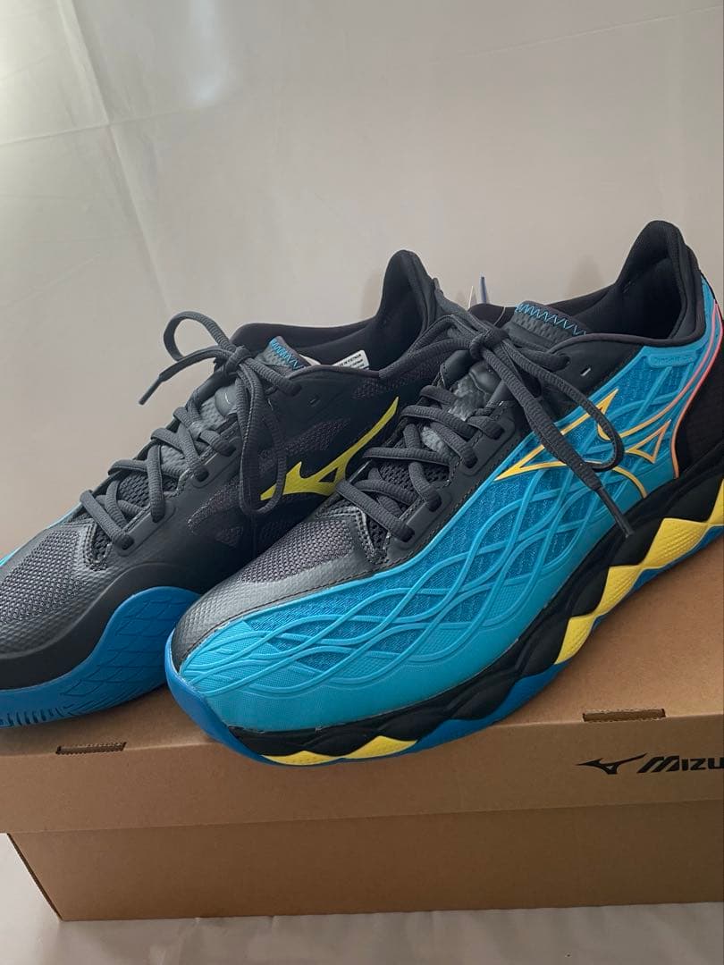 [ミズノ] 28.5cm テニスシューズ ウエーブエンフォース TOUR AC