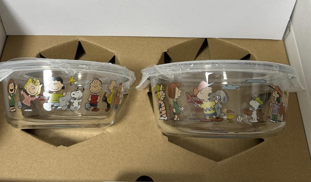 パイレックス スヌーピーガラス ストレージセット 耐熱容器