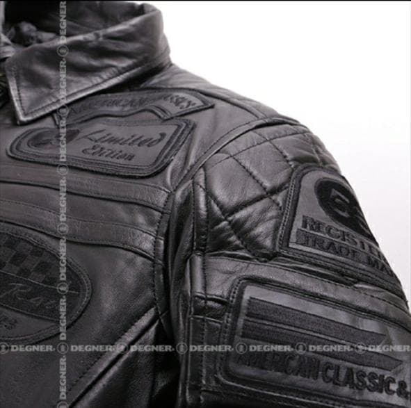 DEGNER デグナー 14WJ-3C 羊革レザージャケット ブラック XL