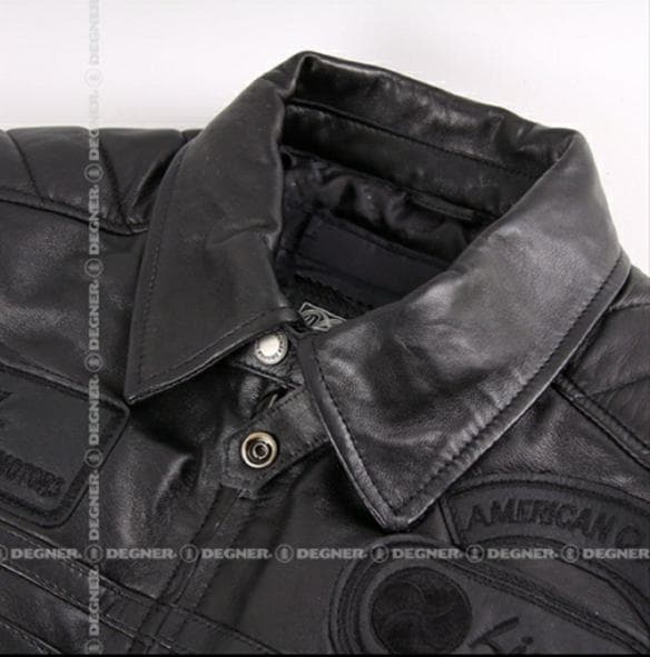 DEGNER デグナー 14WJ-3C 羊革レザージャケット ブラック XL