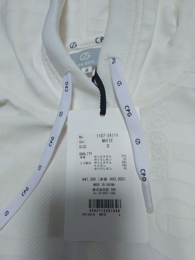【新品】CPG GOLF フード付きワンピース サイズ2