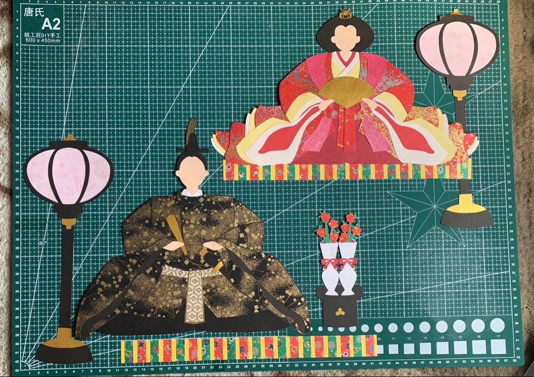 壁面飾り　ひな祭り　大人向け　F