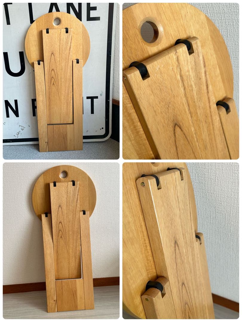 ヴィンテージ 木製フォールディング スツール 椅子 ロジェタロン