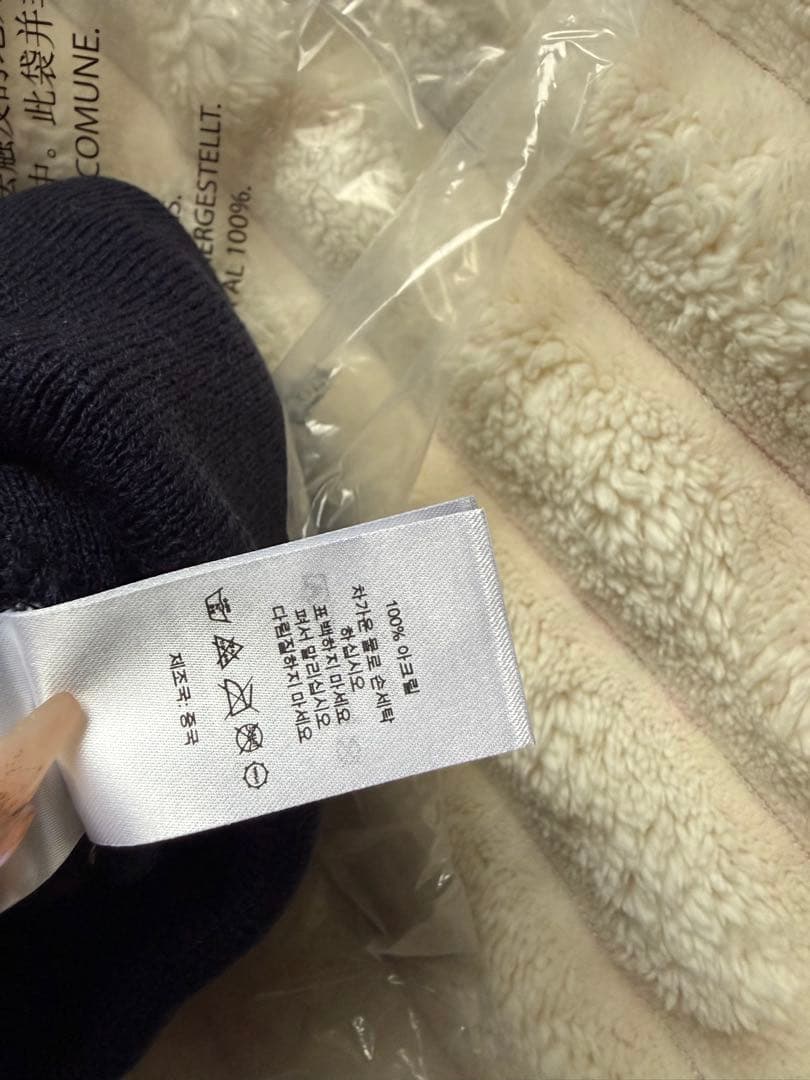 帽子 Supreme Tag Beanie Navy