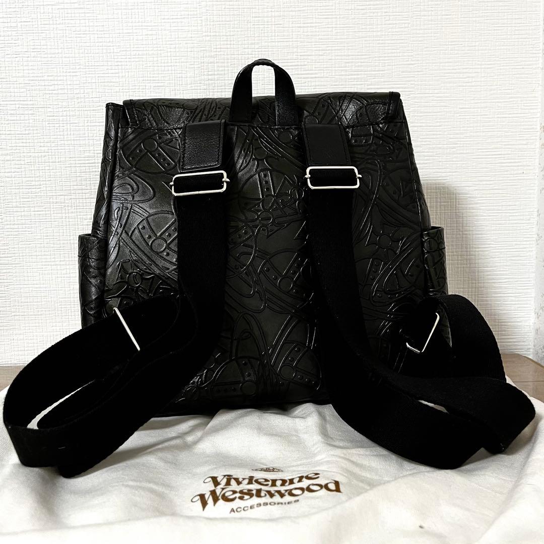 VW ヴィヴィアンウエストウッド アーサー リュック レザーバッグ オーブ 総柄