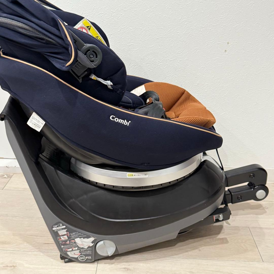 Combi クルムーヴ スマート ISOFIX JK-600 ネイビー 回転式 Combi