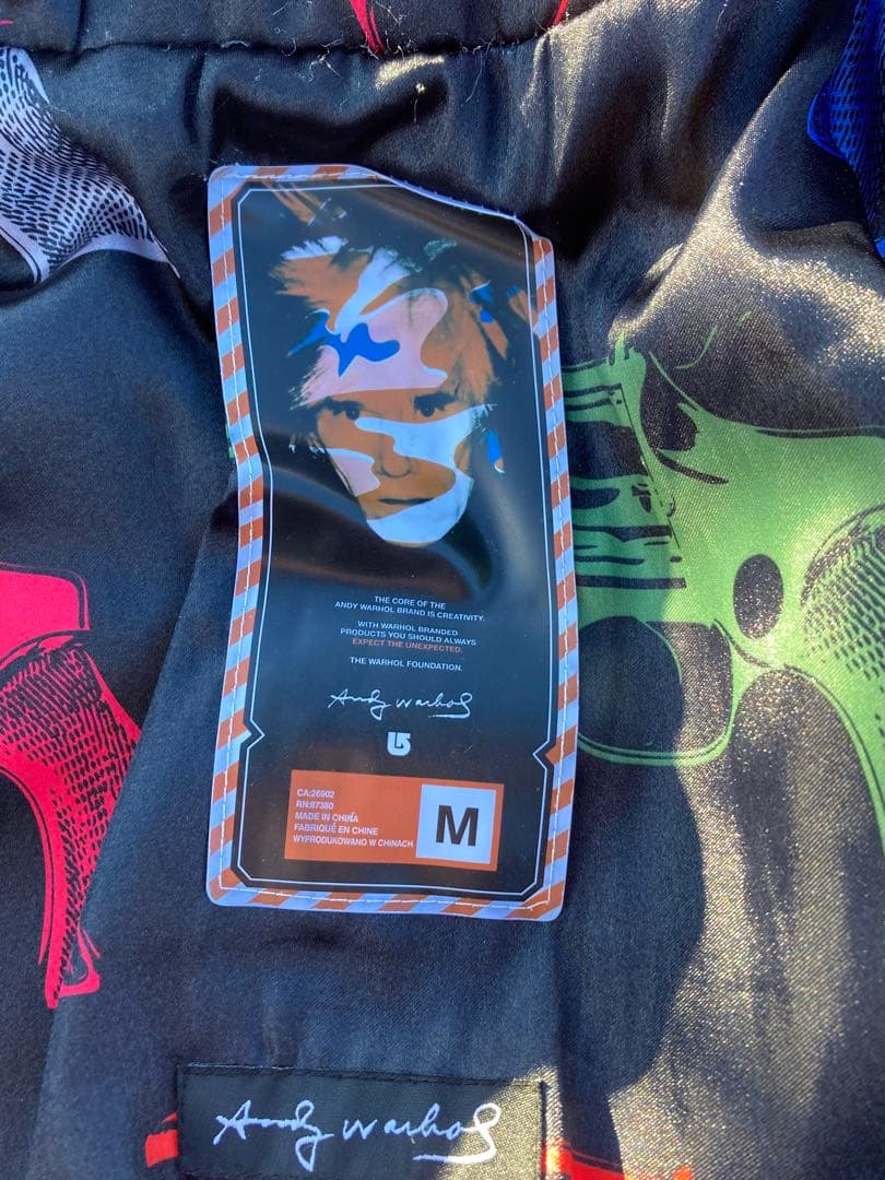 【希少】 BURTON コラボ アンディ ウォーホル スノーボード ジャケット