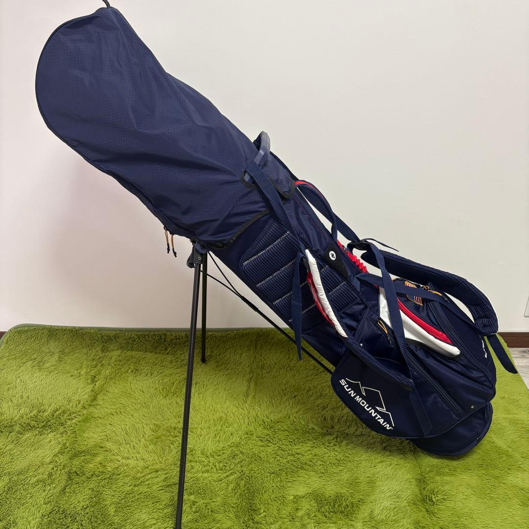 SUN MOUNTAIN ゴルフバッグ スタンドキャディバッグ　フード付き