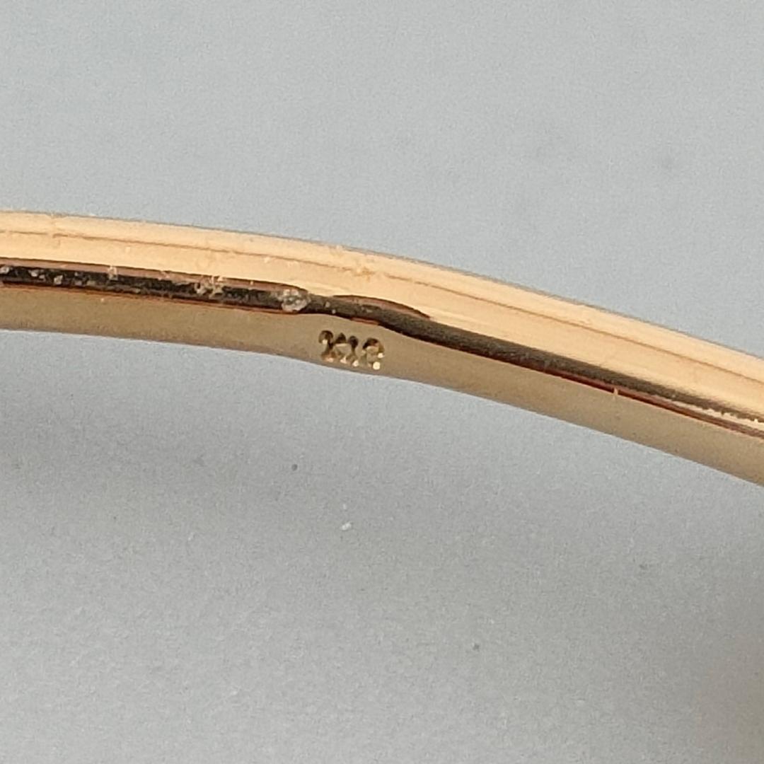 18金 K18 ユニセックス バングル 1.72ｇ A636