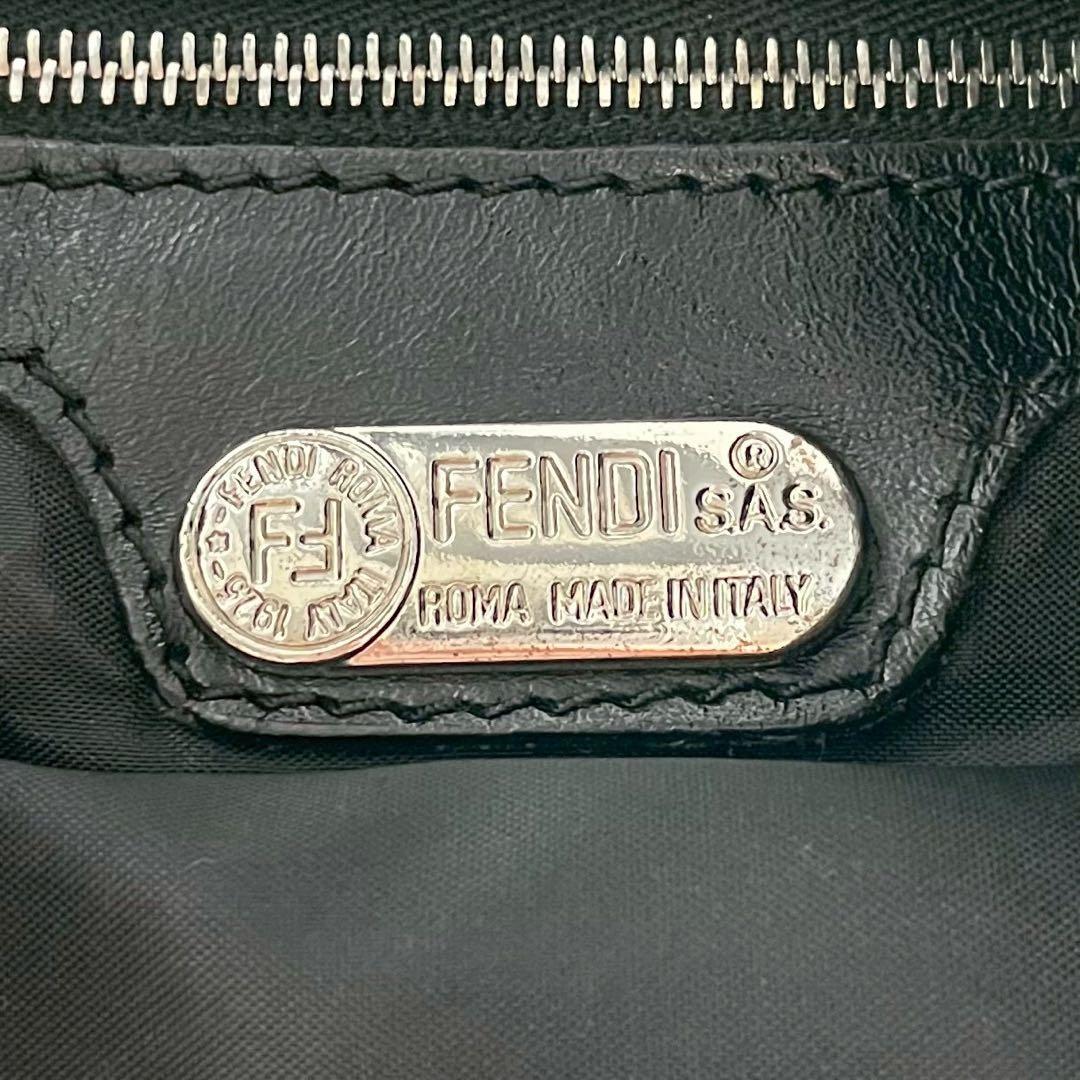 フェンディ ワンショルダー トート FFロゴ ナイロン レザー　A4