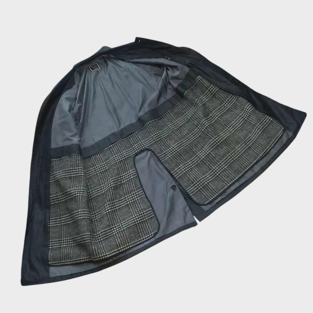 Christian Dior　絹混合生地　L　ステンカラーコート　ライナー取外可