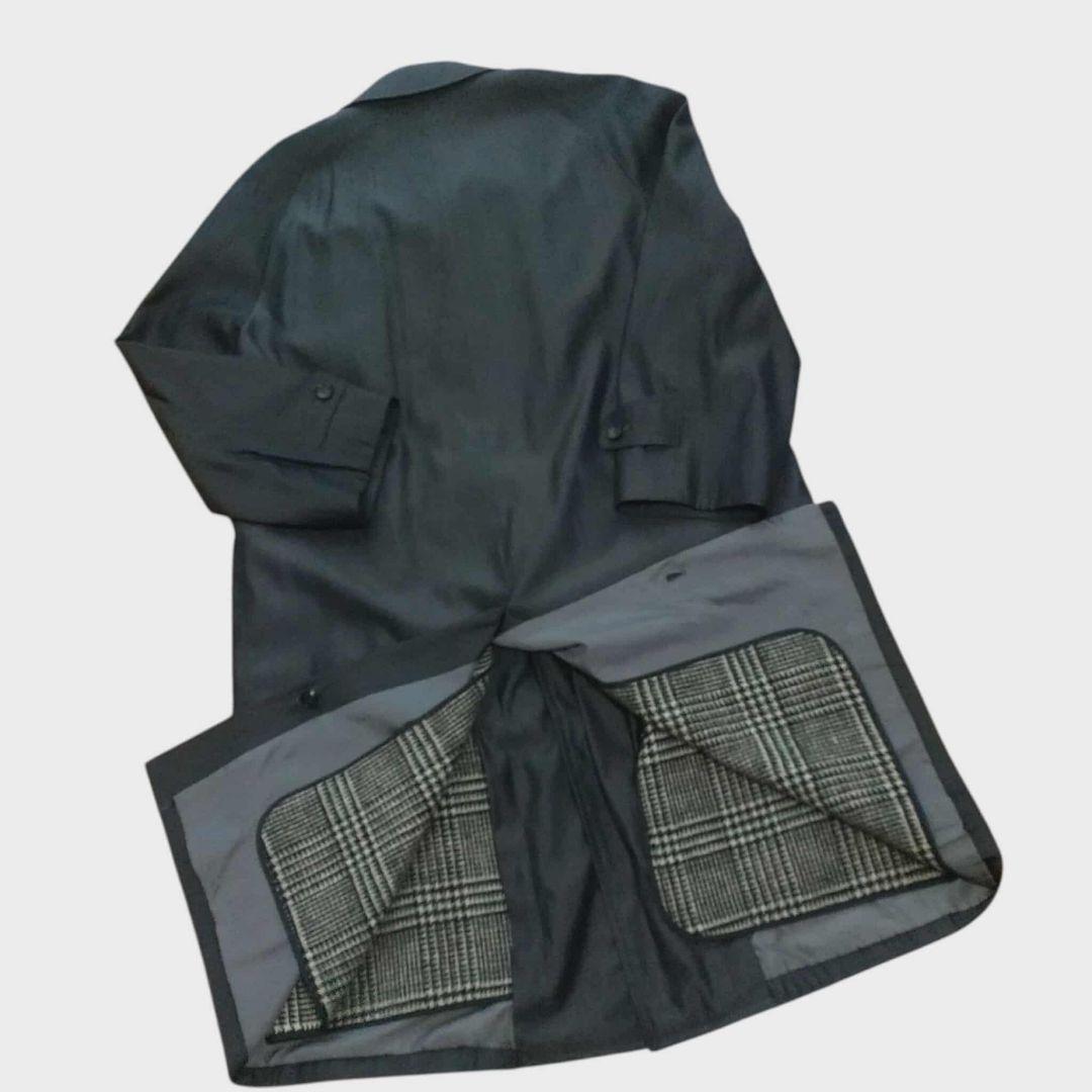 Christian Dior　絹混合生地　L　ステンカラーコート　ライナー取外可