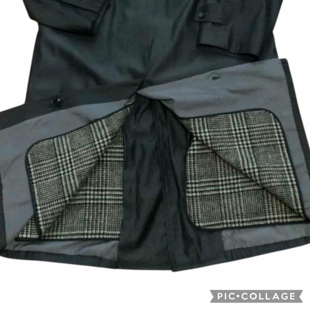 Christian Dior　絹混合生地　L　ステンカラーコート　ライナー取外可