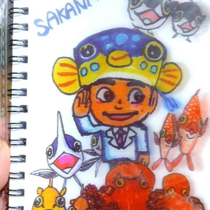 さかなクン 館山限定うちわ、絵本 ハコフグのねがい、3Dメモ帳、ツイン