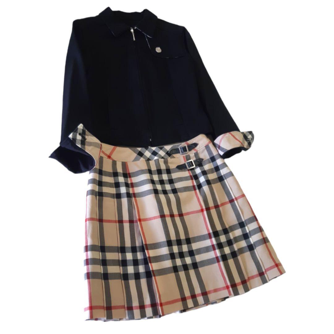 BURBERRY バーバリー キッズ ジャケット ノバチェック スカート 140