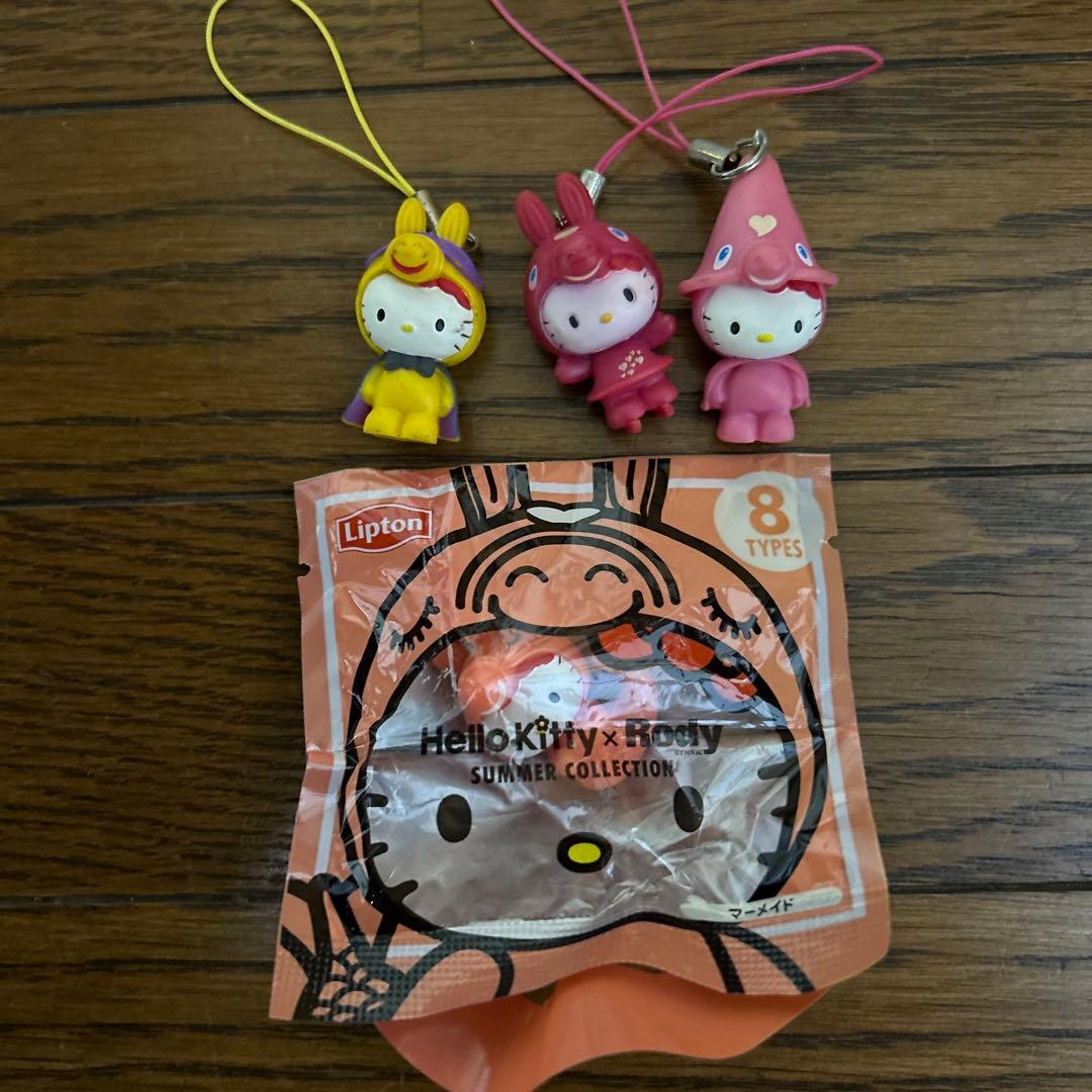 リプトン ハローキティ ロディ コラボストラップ4点セット - メルカリ