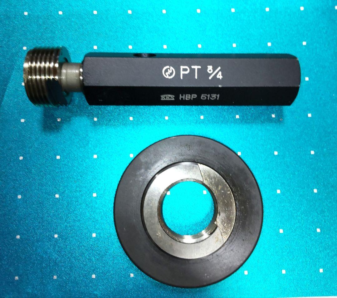 管用テ―パねじゲ―ジセット PT3/4