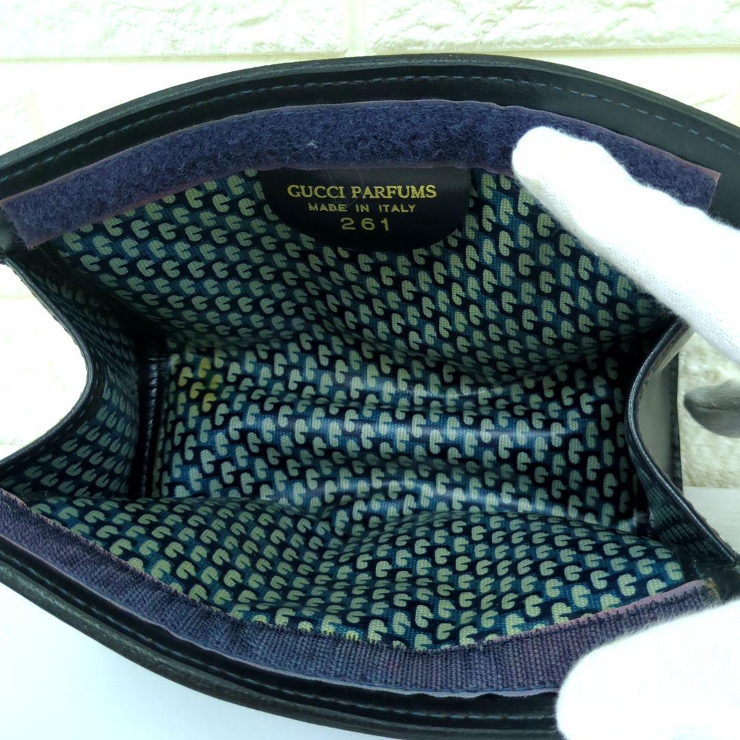 GUCCI オールドグッチ　シェリーライン　ポーチ　スエード