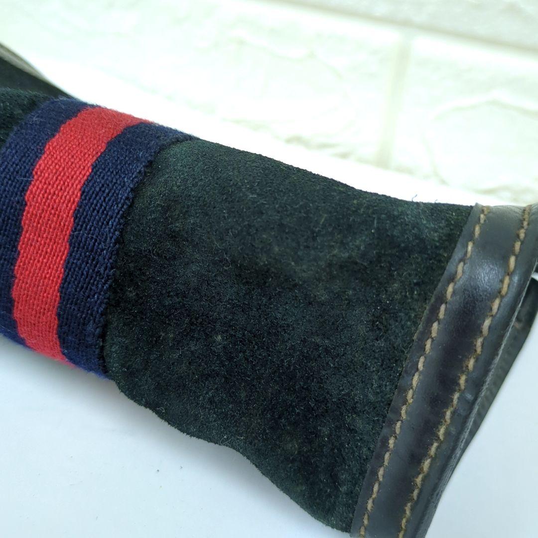 GUCCI オールドグッチ　シェリーライン　ポーチ　スエード