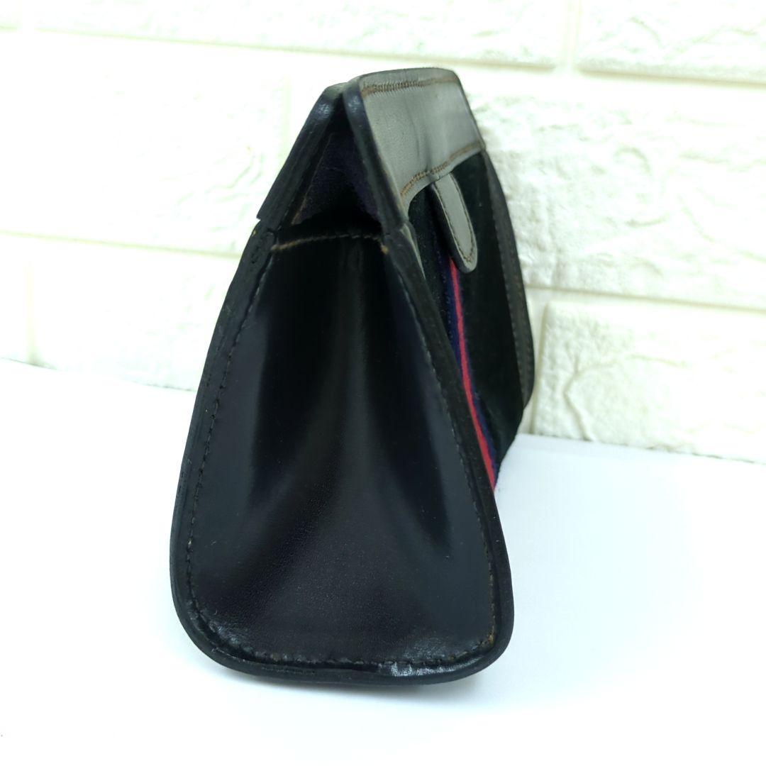 GUCCI オールドグッチ　シェリーライン　ポーチ　スエード