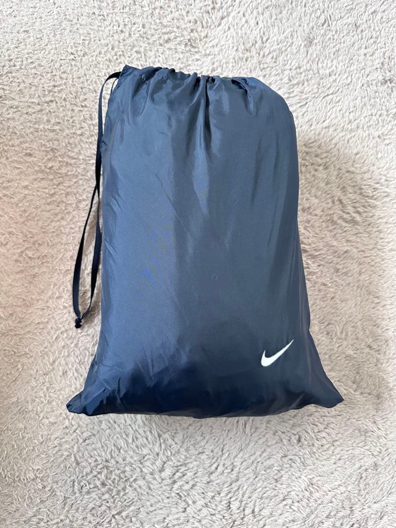 NIKE GOLF 2way レインウェア セットアップ M 収納袋付 ネイビー