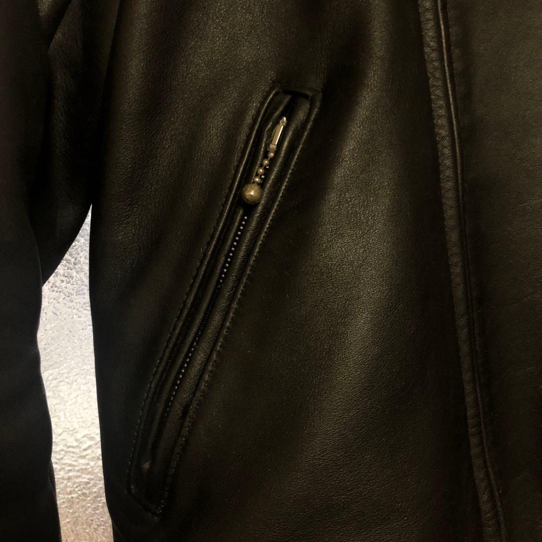 666 ダブルライダースジャケット　スティアハイド