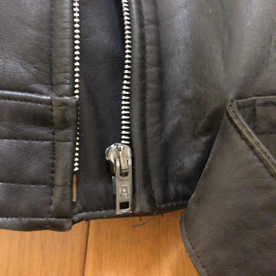 666 ダブルライダースジャケット　スティアハイド