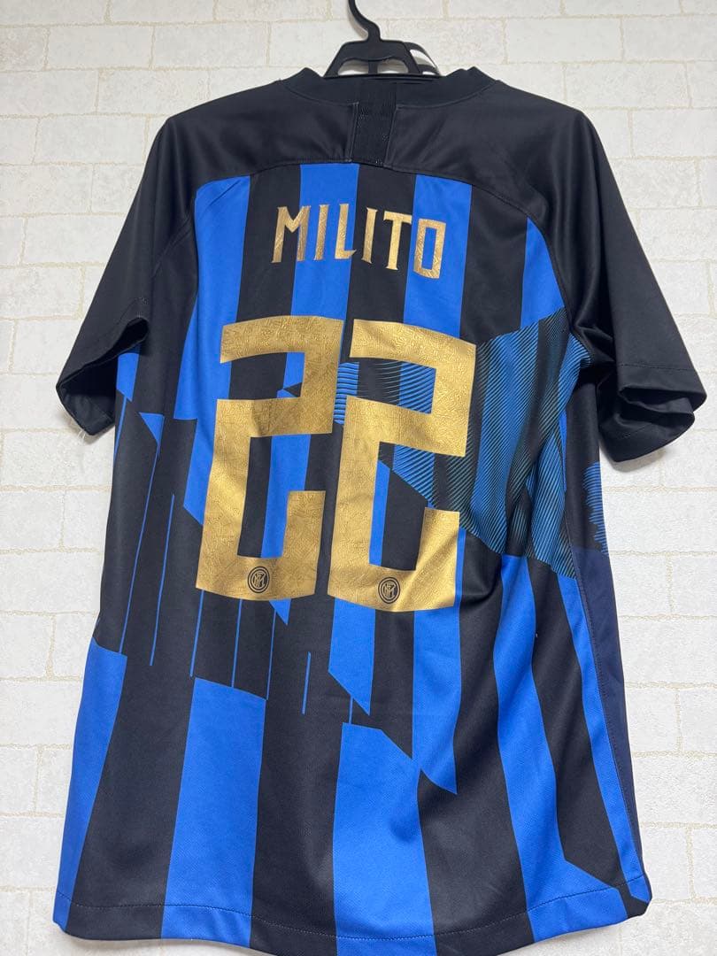 サッカー　ユニフォーム　インテル　ディエゴ・ミリート　Mサイズ