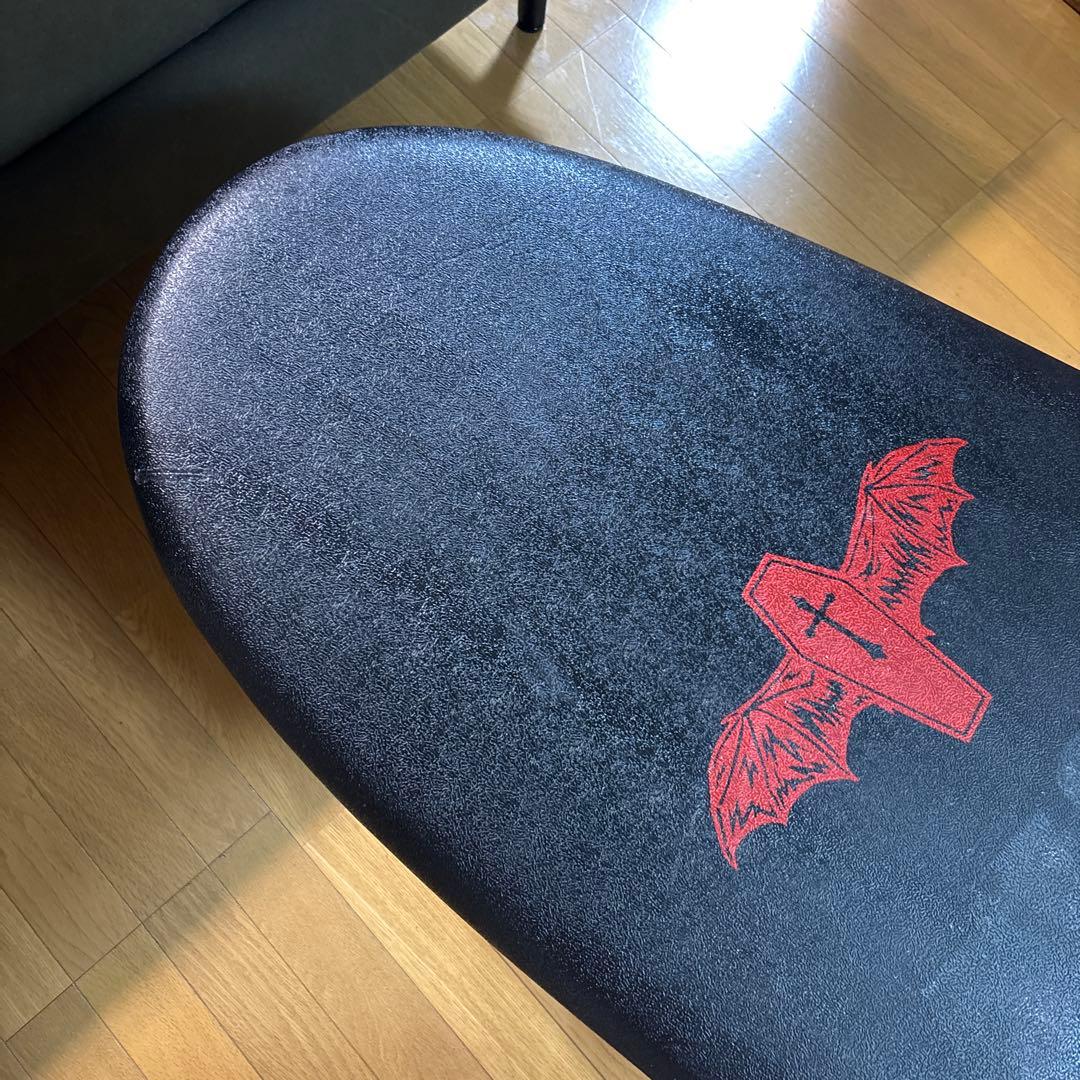 12日まで限定値下！DRAG ロングボード8'0 フィン付き 着払い ブラック赤