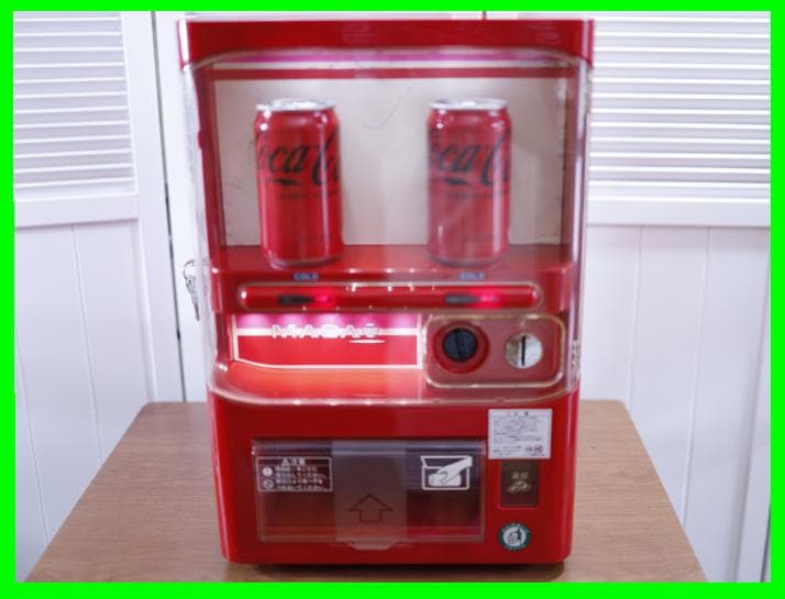 ◇マサオコーポレーション保冷庫 MSO-016R（赤）ミニ自動販売機型保冷