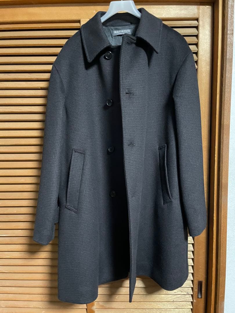 120S メルトン チェック バルカラーコート 2025年12月新品購入品