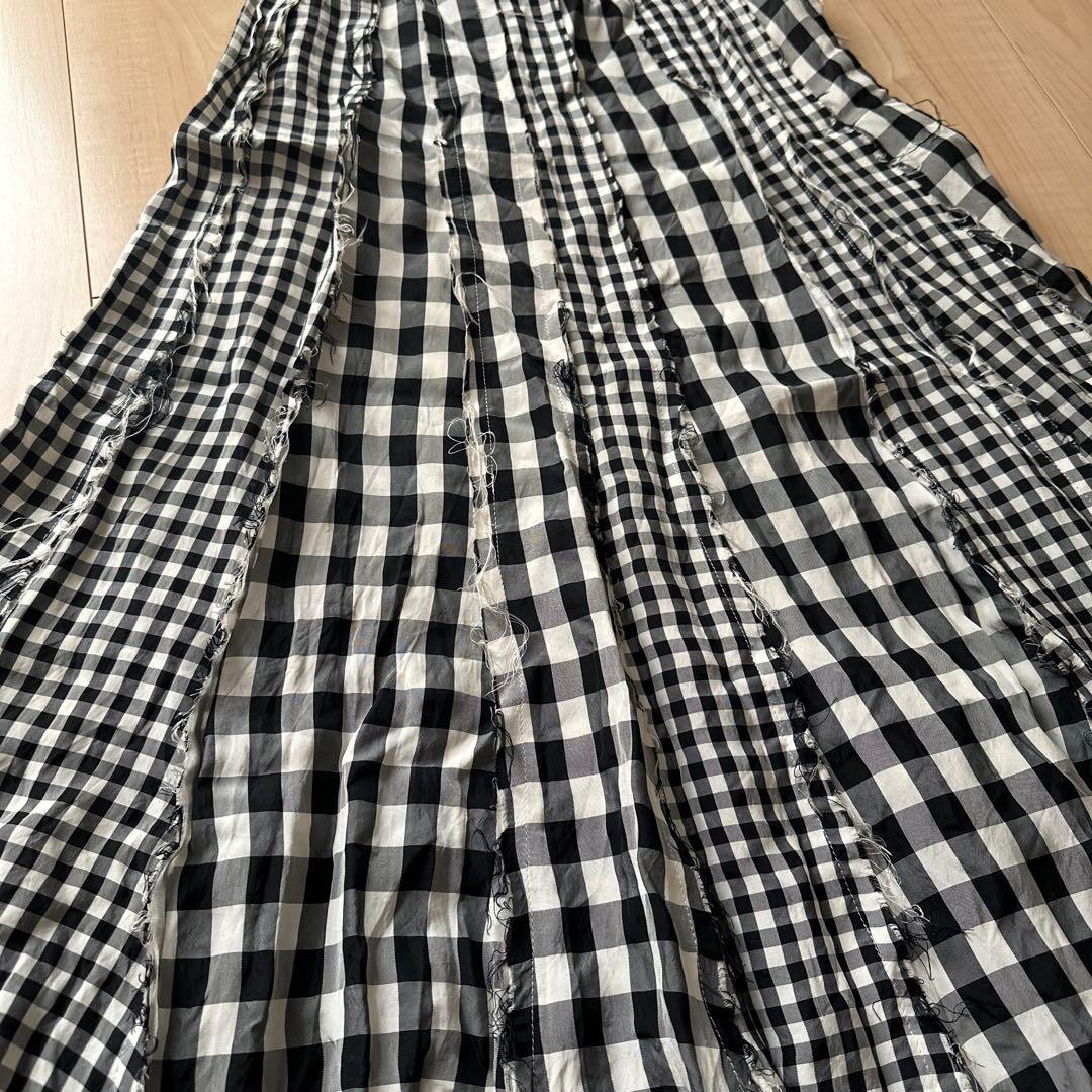 tricot COMME des GARÇONS ギンガムチェックスカート