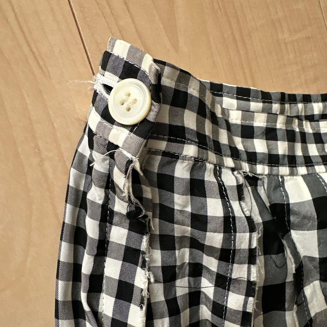 tricot COMME des GARÇONS ギンガムチェックスカート