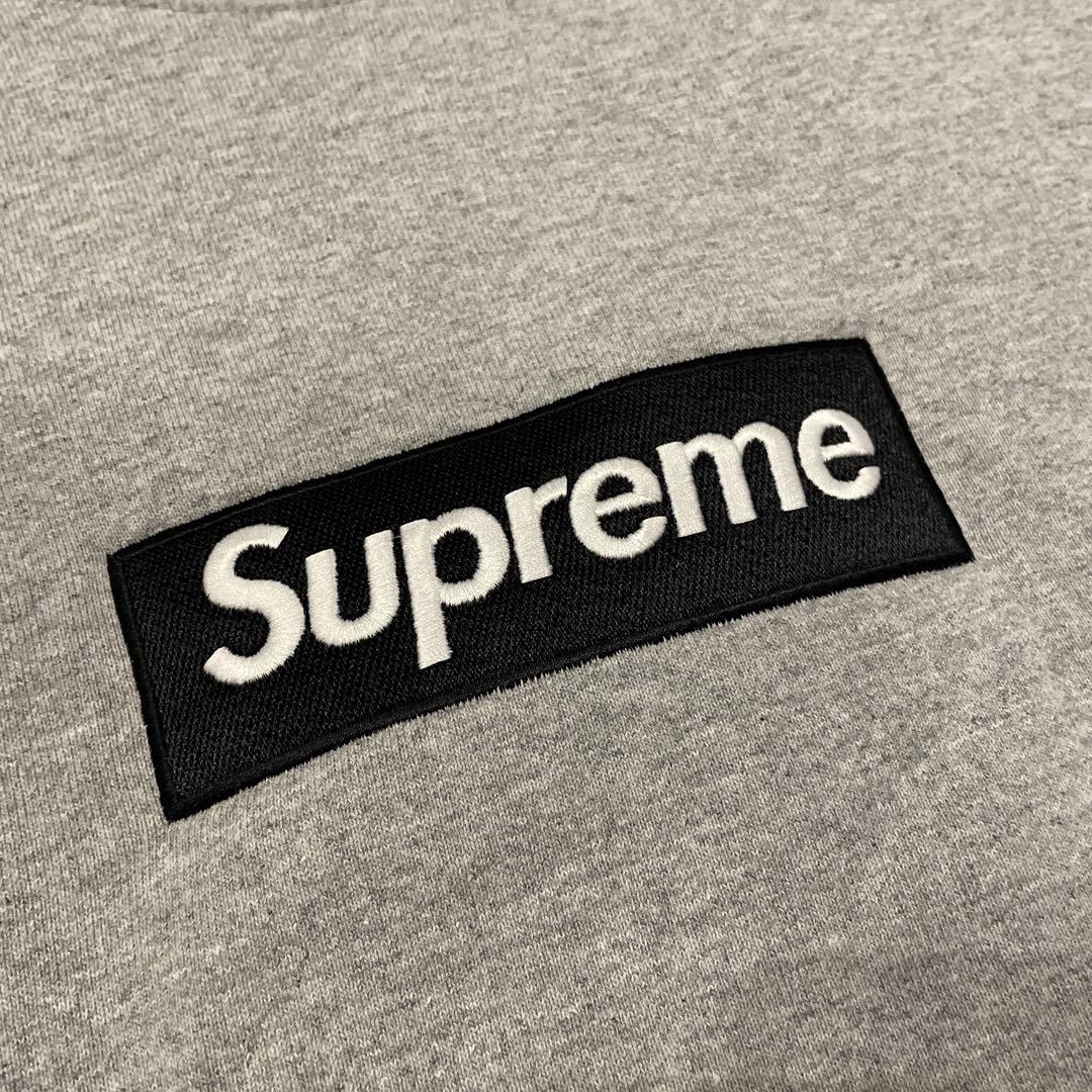 Supreme BOX LOGO グレー　L