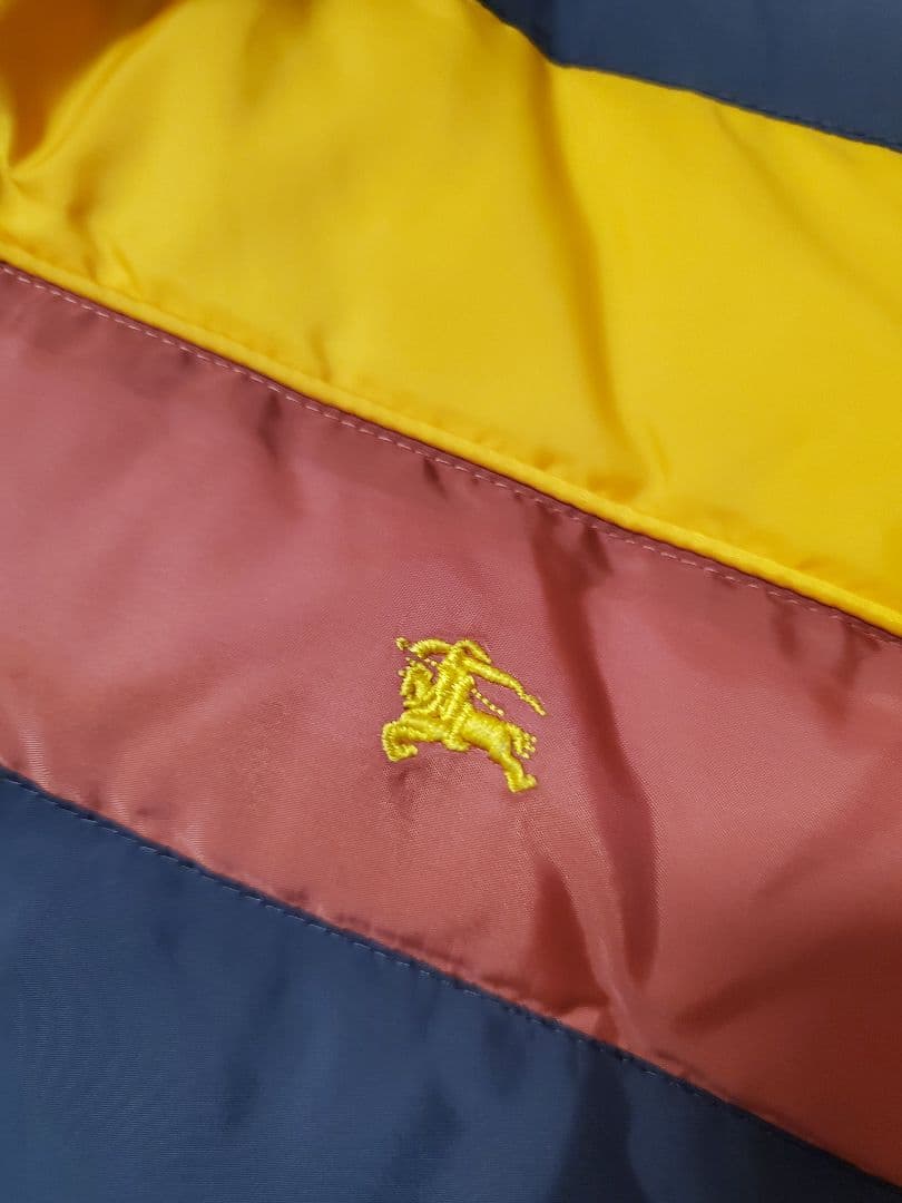 【最終sale・美品】バーバリーブラックレーベル ダウン 茶色 サイズL