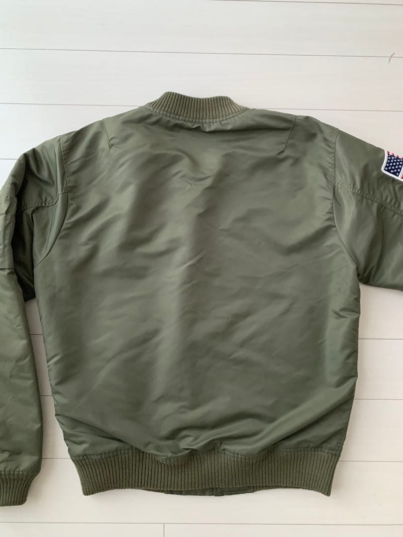 PEANUTS スヌーピー MA-1 ジャケット　裏ボアLサイズ