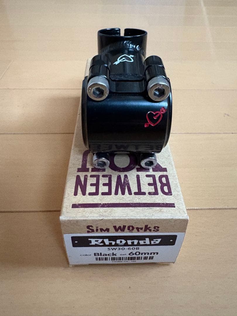 SimWorks Rhonda ステム 60mm ブラックnitto