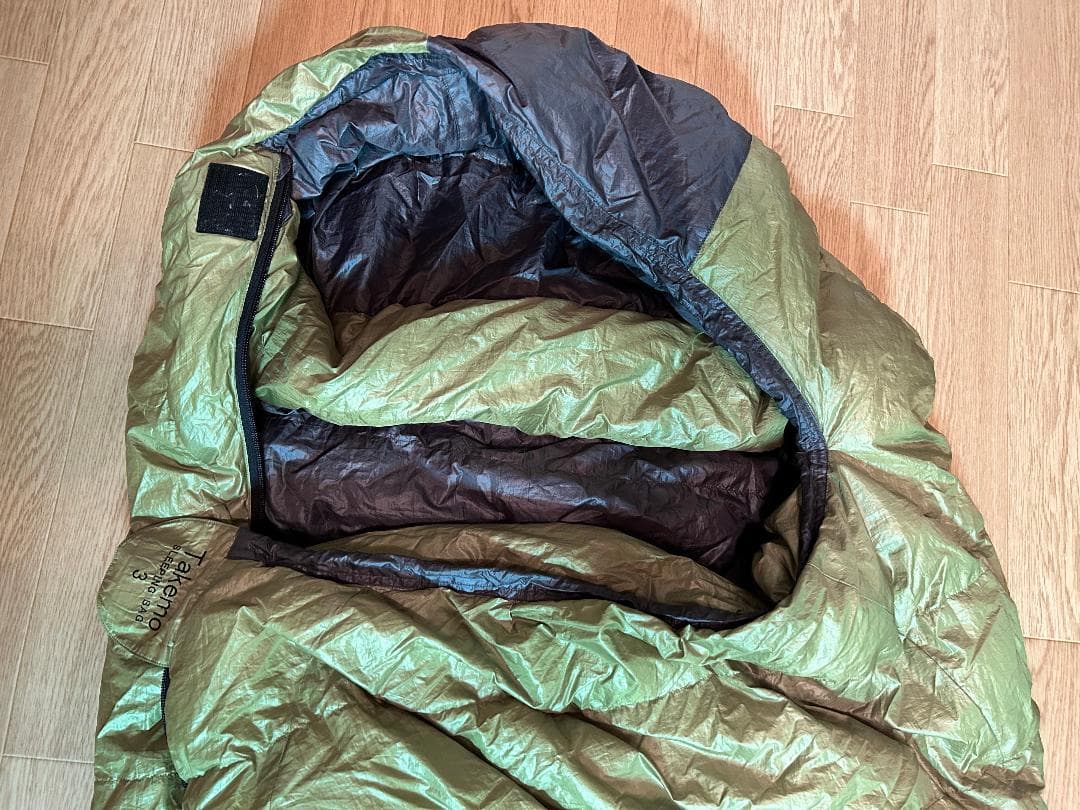 Takemo Sleeping Bag 3 ダウンシュラフ　保管バック付き