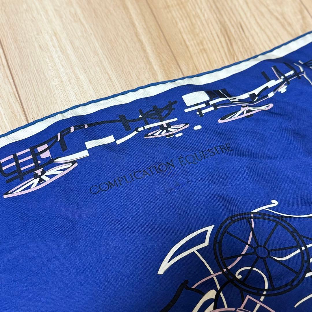 【美品】エルメス カレ 90 《コンプリケーション・エケストル》